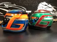 Casques karting – Aérographie 9