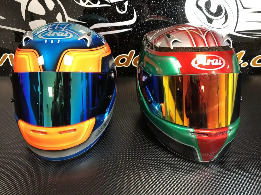 Casques karting – Aérographie 7