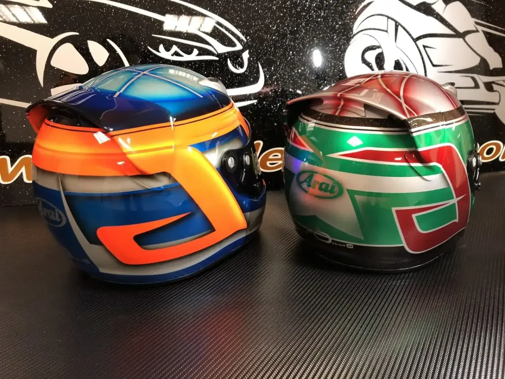 Casques karting – Aérographie 5