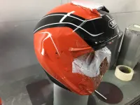 Casque moto KTM – Peinture personnalisée 11