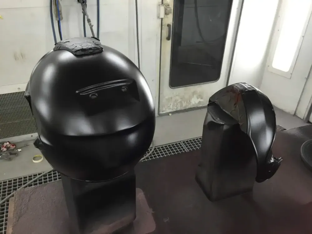 Casque moto KTM – Peinture personnalisée 8