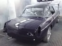 MG B – Restauration complète, changement de couleur (Nantes  Châteaubriant 44) (5)