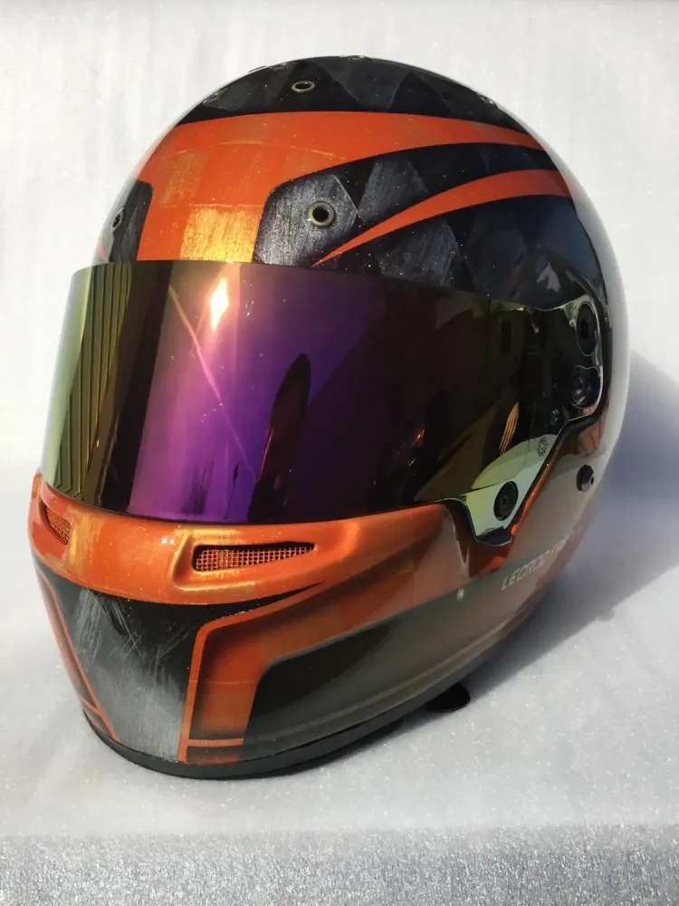 Casque karting – Peinture personnalisée 18
