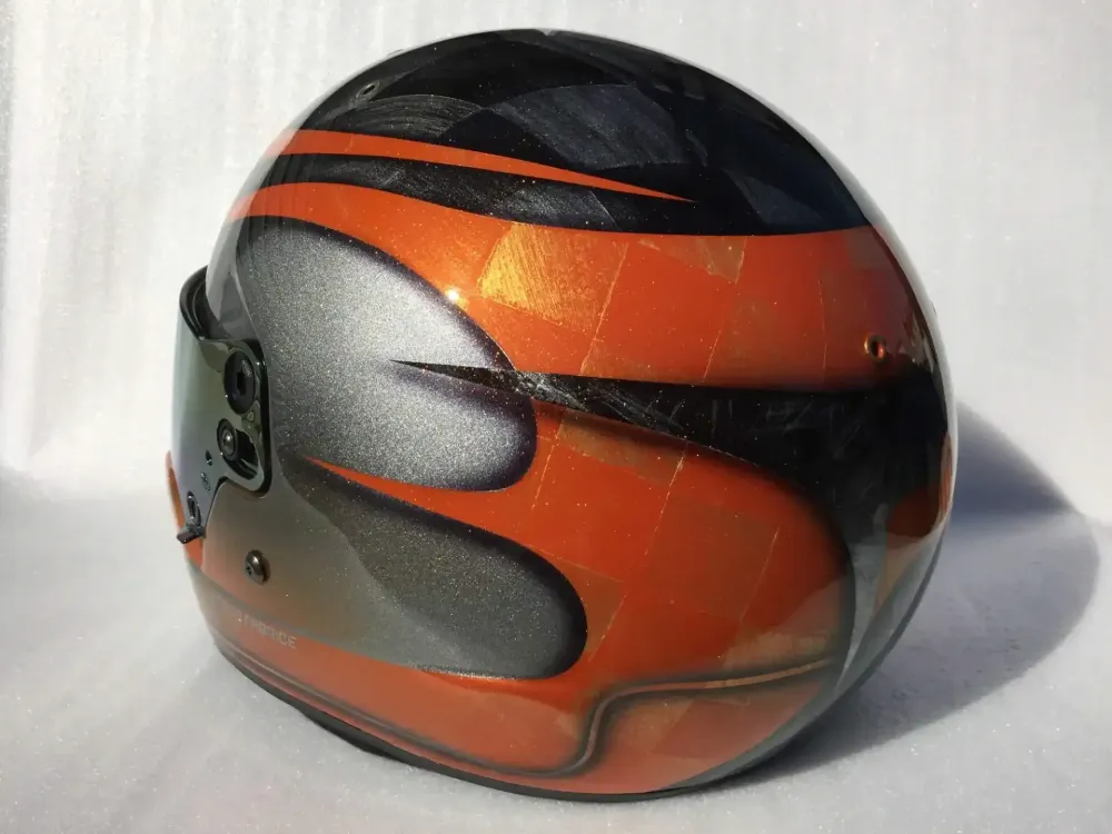 Casque karting – Peinture personnalisée 11