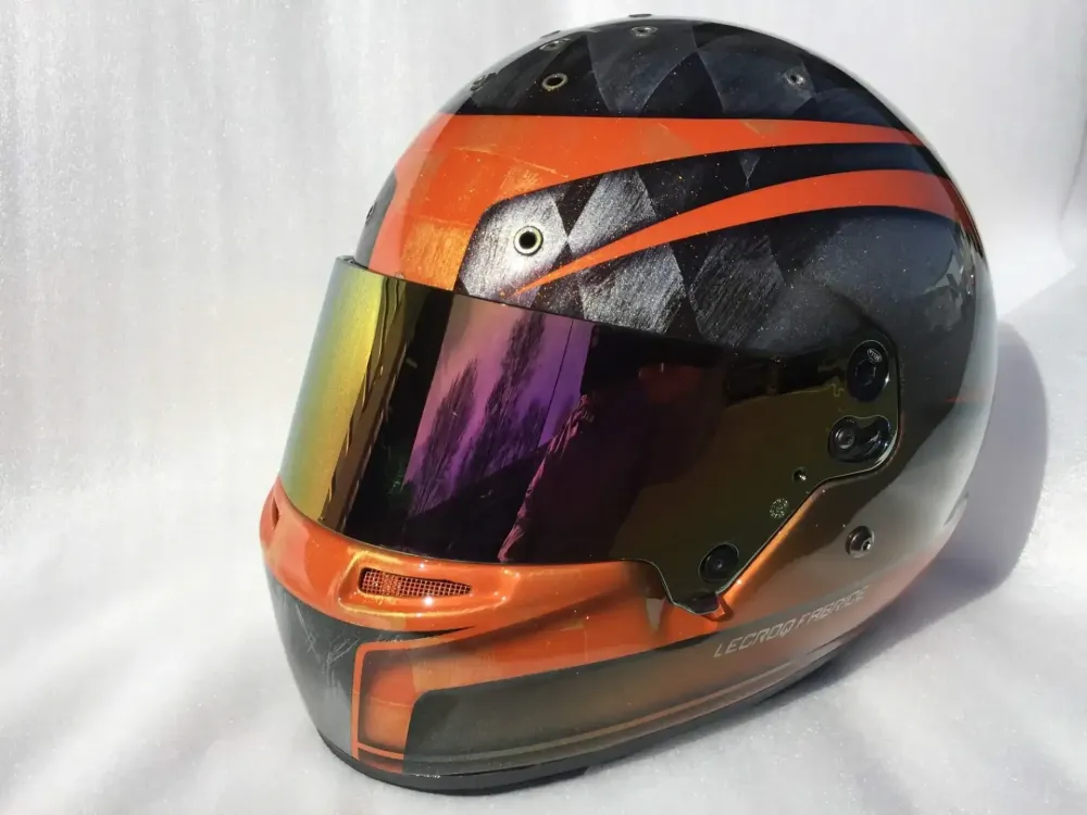 Casque karting – Peinture personnalisée 10