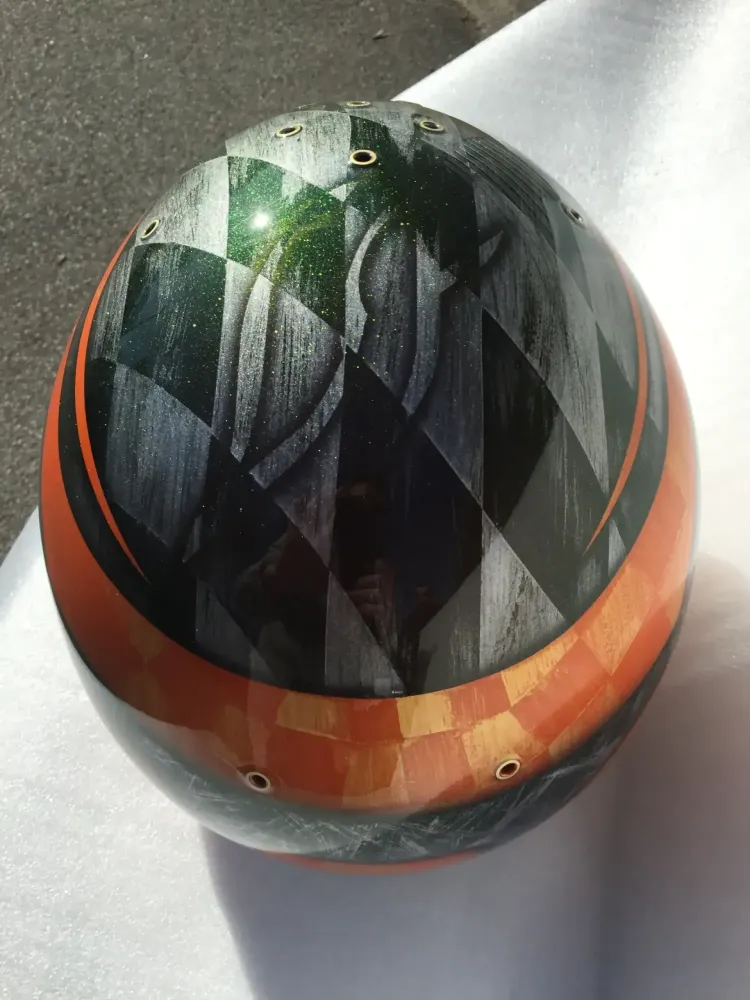 Casque karting – Peinture personnalisée 9