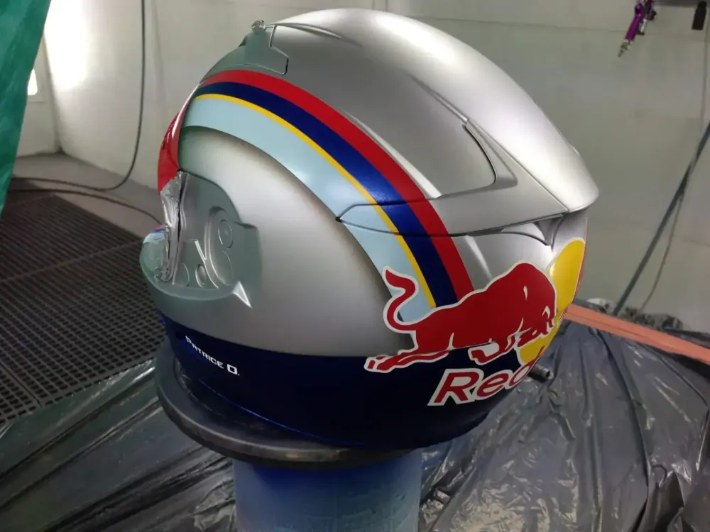 Casque Sébastien Loeb – Peinture personnalisée 4