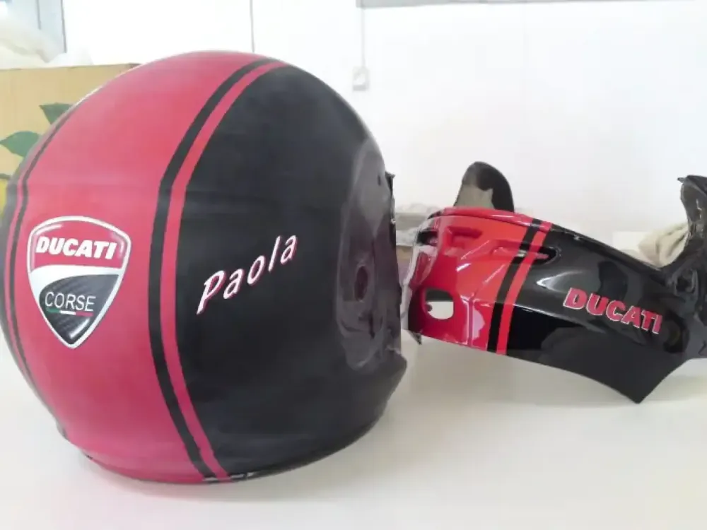 Casque intégral Ducati – Aérographie 7