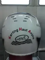Casque compétition karting – Aérographie