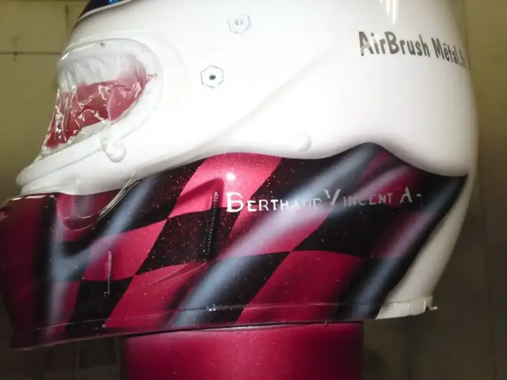 Casque compétition karting – Aérographie 5