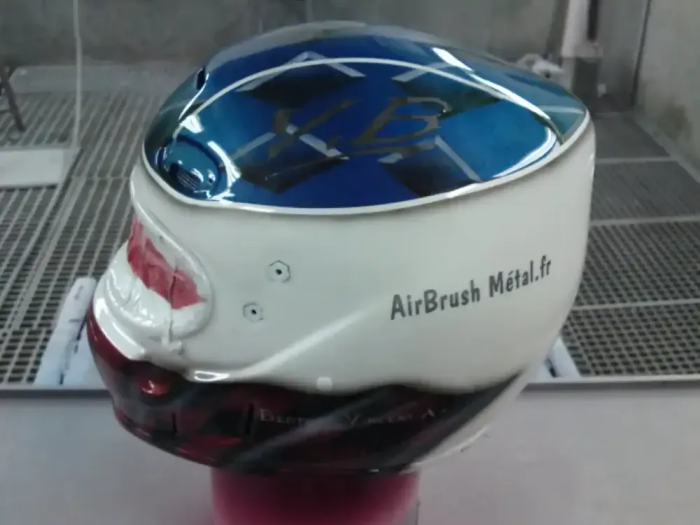 Casque compétition karting – Aérographie 4