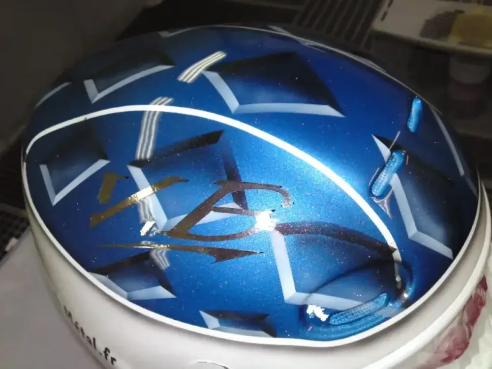 Casque compétition karting – Aérographie 2