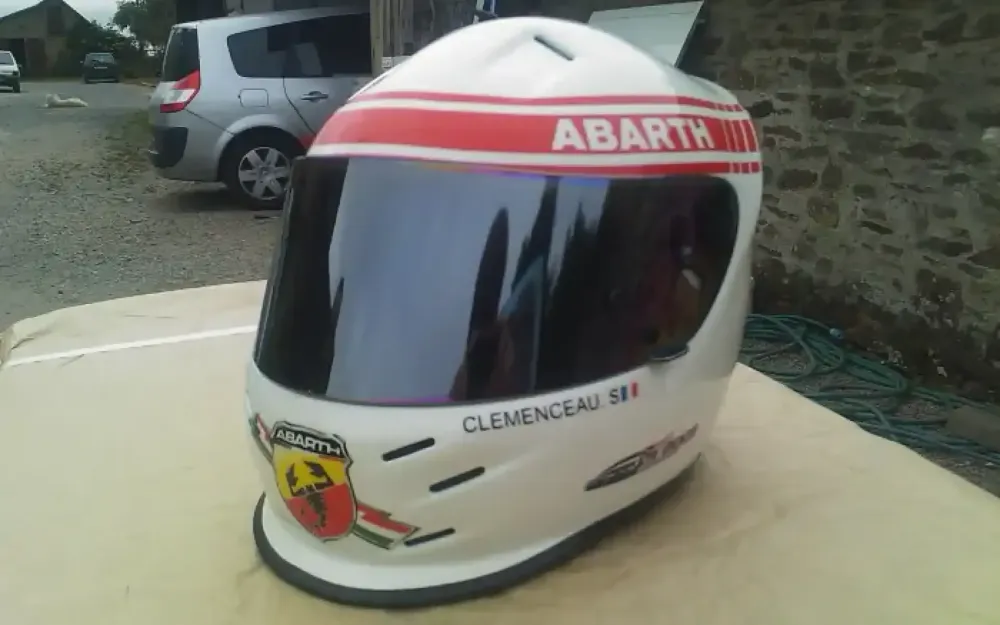 Casque Abarth – Aérographie