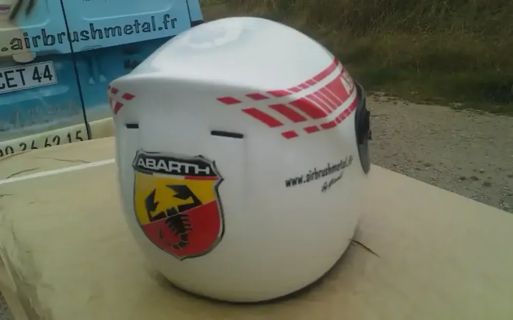 Casque Abarth – Aérographie 6