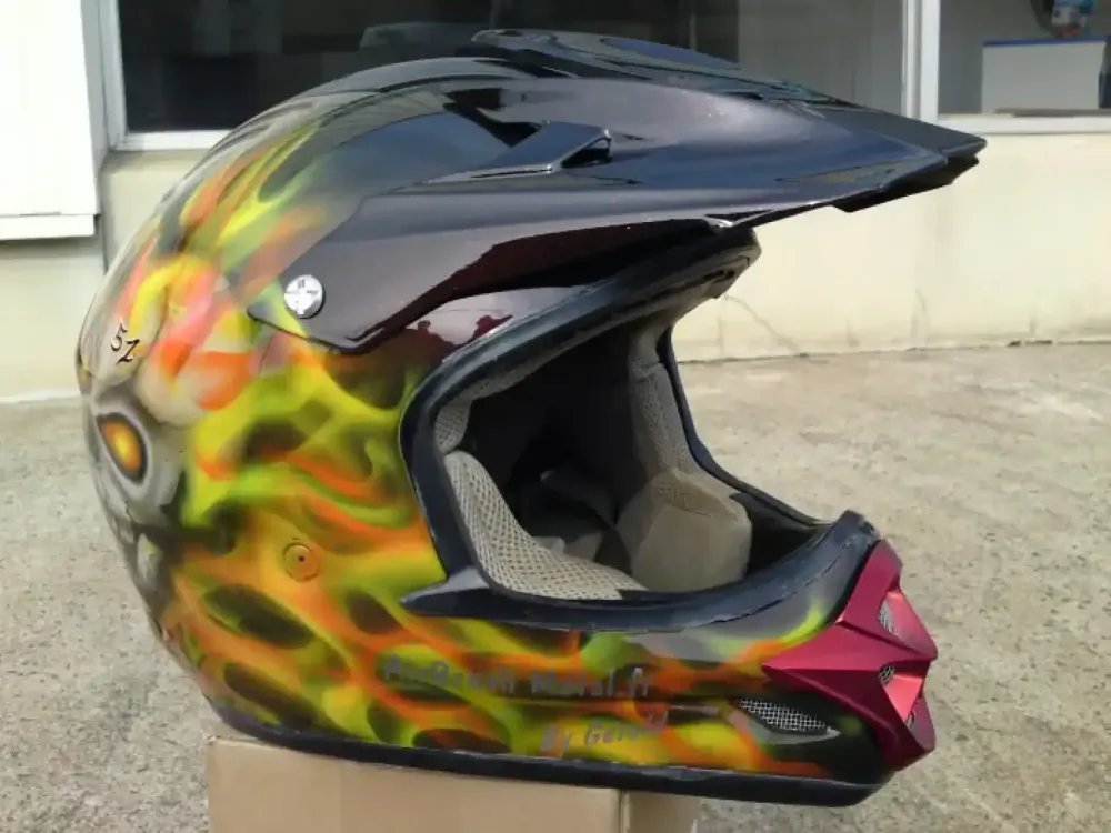 Casque diable flamming carizzma 2