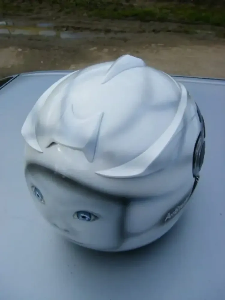 Casque portrait aérographe bébé 7