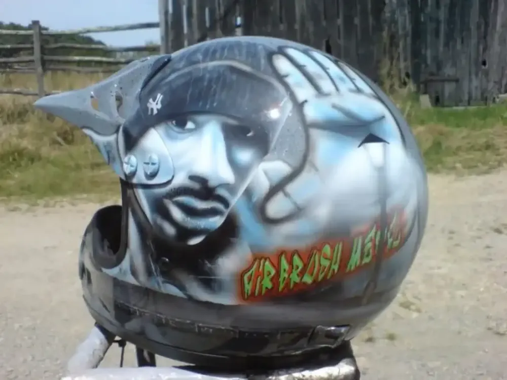 Casque moto-cross – Hip-hop tag urbain