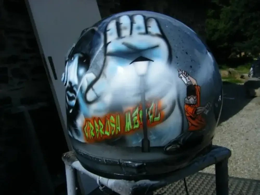 Casque moto-cross – Hip-hop tag urbain 7