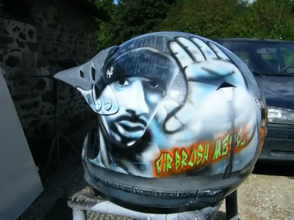 Casque moto-cross – Hip-hop tag urbain 6