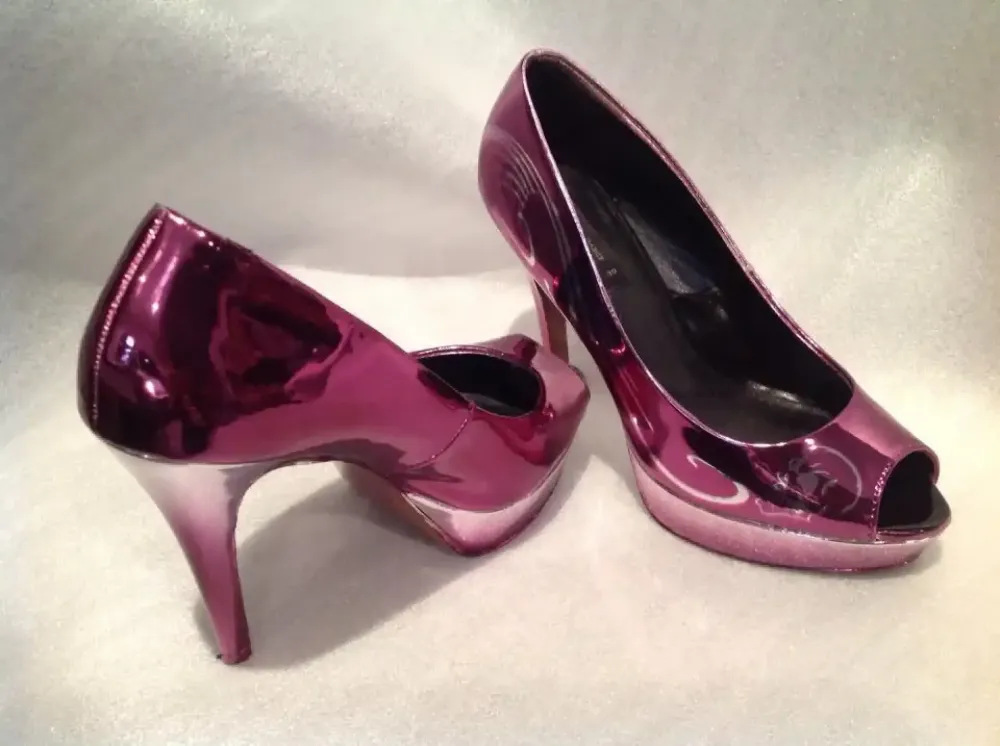 Escarpins chrome – Déco violet dégradé (Nantes 44)