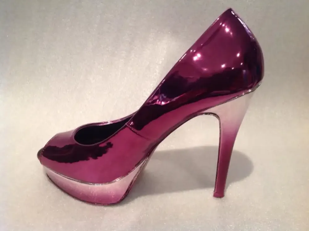 Escarpins chrome – Déco violet dégradé 15
