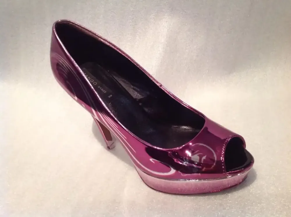 Escarpins chrome – Déco violet dégradé 5