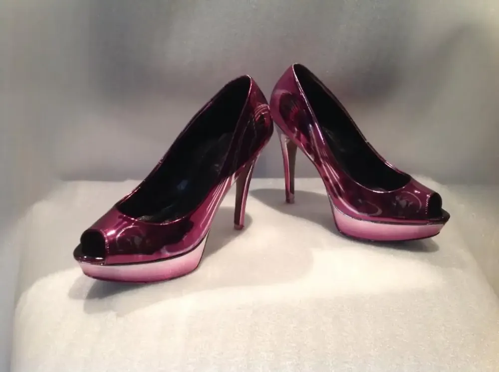 Escarpins chrome – Déco violet dégradé 4