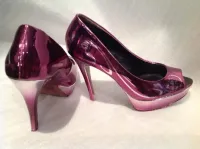 Escarpins chrome – Déco violet dégradé 2