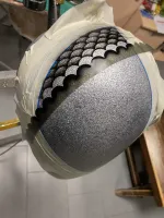 Harley Chopper – Metal flakes, candy et feuilles d’or (3)