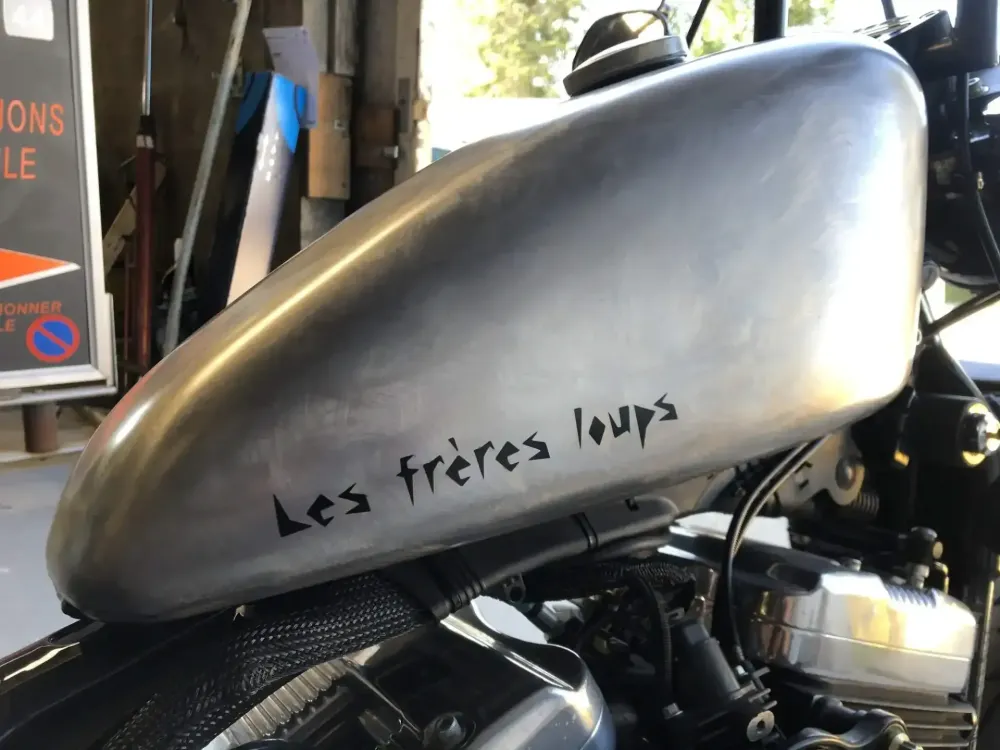 Harley – Déco métal & noir brillant (13)