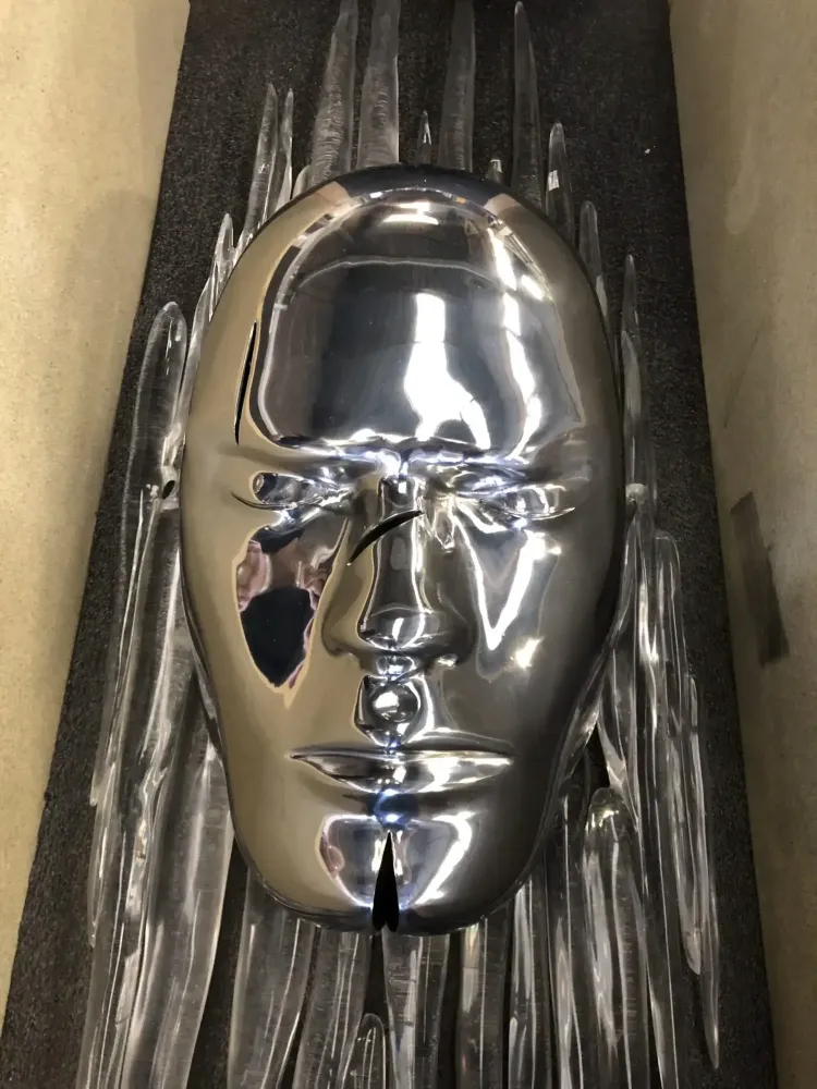 Vernissage visage polychrome