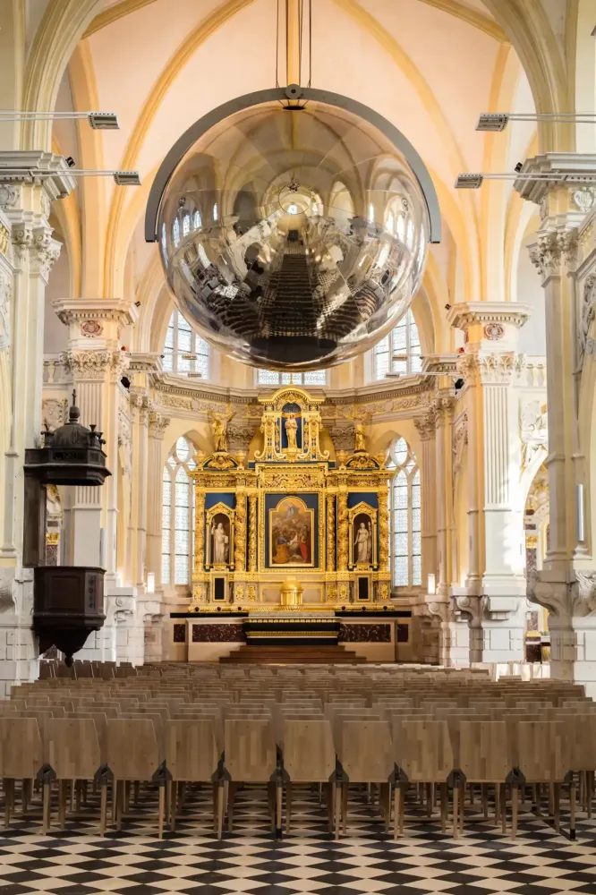 Chromage demi-sphère – Chapelle Corneille, Rouen (17)
